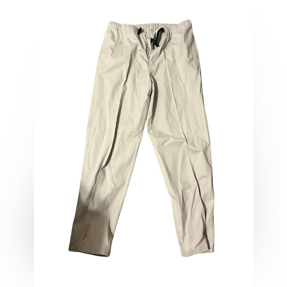 Lands’ End Men’s Khaki Pants 38x32 Stretch Waist Comfort Waist Vintage EUC
